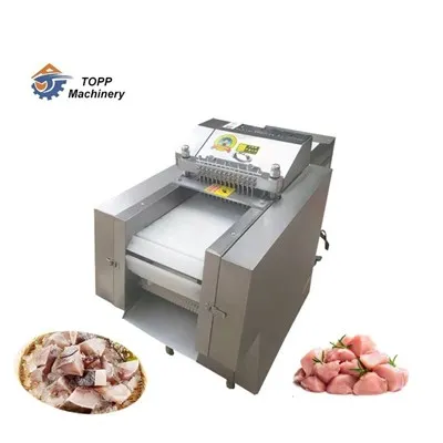 Hühner-Enten-Fisch-Würfelschneider-Maschine