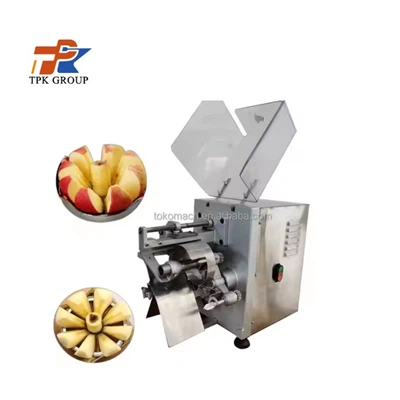 Apfelschäl- und -schneidemaschine