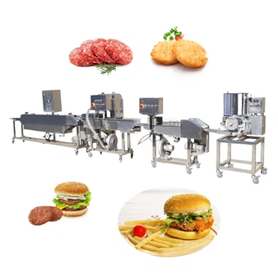 Hamburger-Patty-Produktionslinie