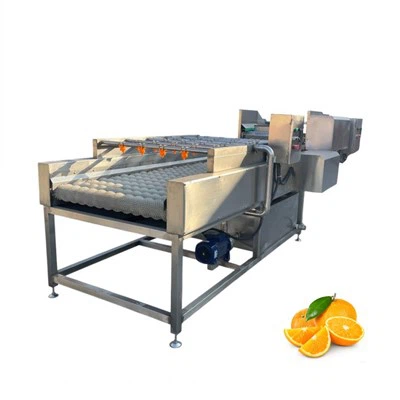 Orangenbürstenreinigungsmaschine