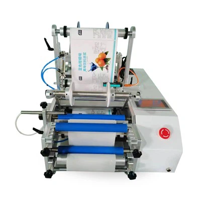 Kleine runde Flaschenbezeichnungsmaschine